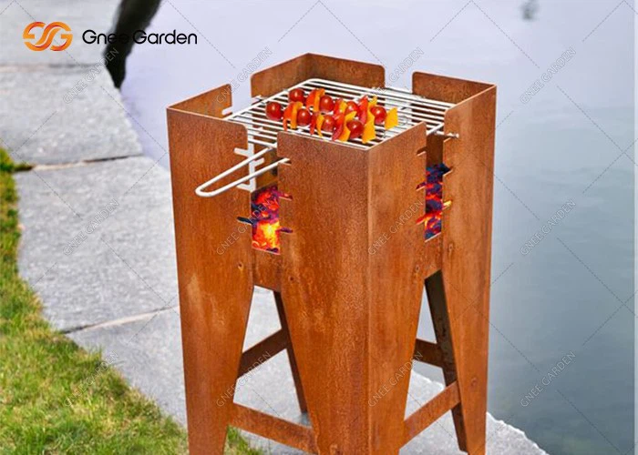 Artistic Corten Steel Bbq Artistic Corten Steel Bbq