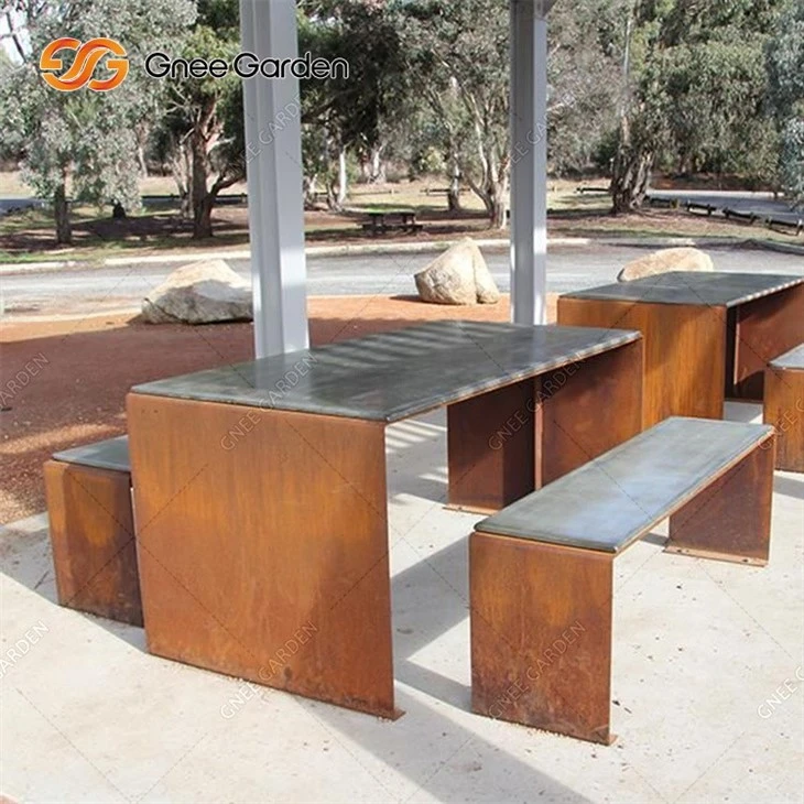 Corten Steel Patio Furniture(1)