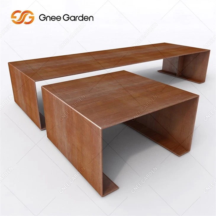 Corten Steel Patio Furniture(2)