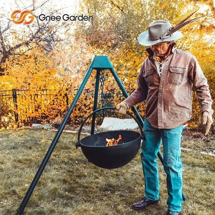  Outdoor Round Corten Steel Wood Burning Rusty Fire Pit