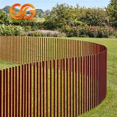 Kovové plotové stĺpiky z ocele Corten