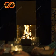 Vonkajší krb Corten