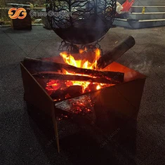 Odolné ohnisko z Cortenovej ocele