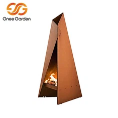 Ohnisko z ocele Corten