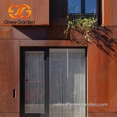 Panely pre perforovanú architektúru Corten Steel