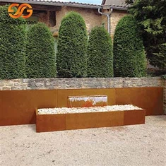 Oceľový rybník Corten