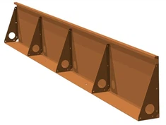 Prispôsobené lemovanie trávnika z Cortenovej ocele Záhradná tráva