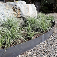 Záhradná posteľ Corten z nehrdzavejúcej ocele na šírku