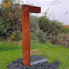 Vonkajšia dekorácia Corten Steel Waterfall