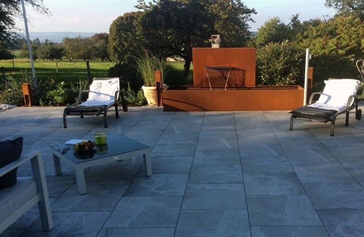 Waterfall For Pool Water Bowls Corten Steel