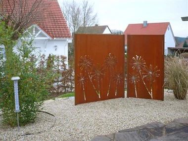 Oceľ Corten Lacný kovový plot na stavbu záhradného domu pre dobytok