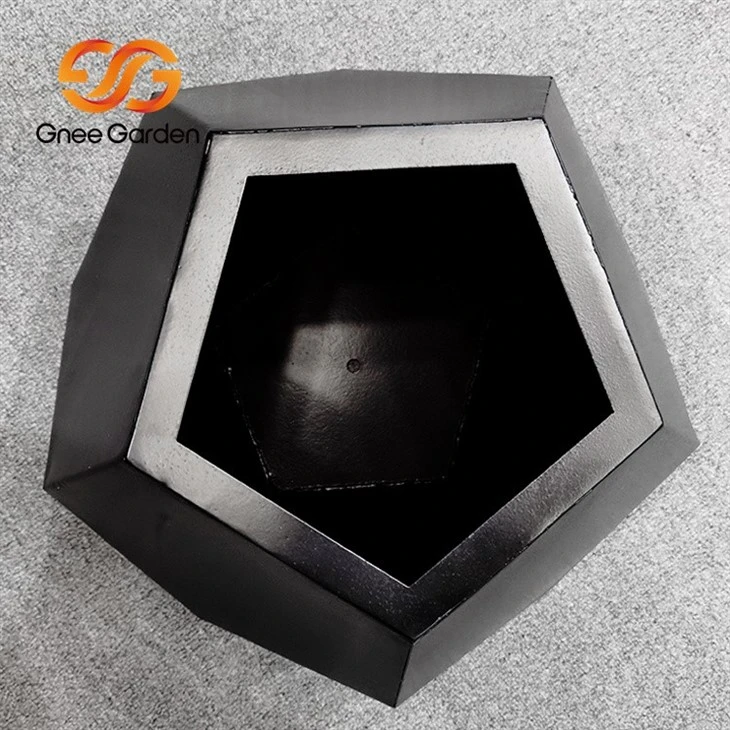 weathered steel planter