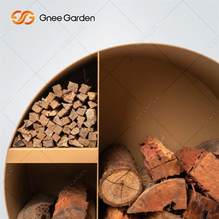 Corten Fire Wood Holder