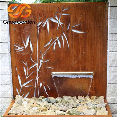 Funkcia žľabu z Corten Steel